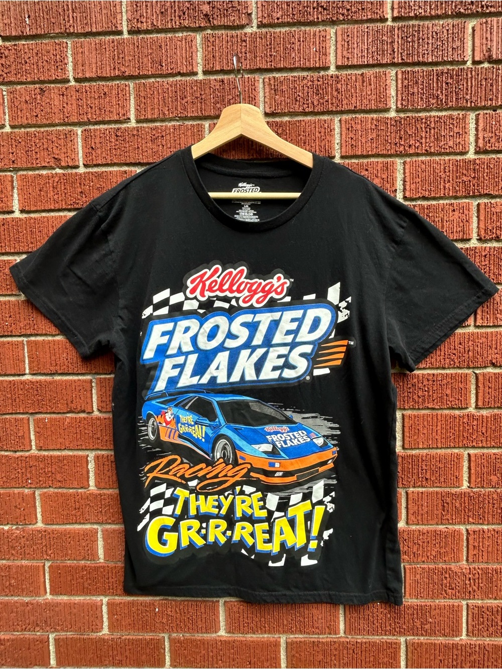 Kellogg’s Frosted Flakes Racing Graphic T-Shirt Black L